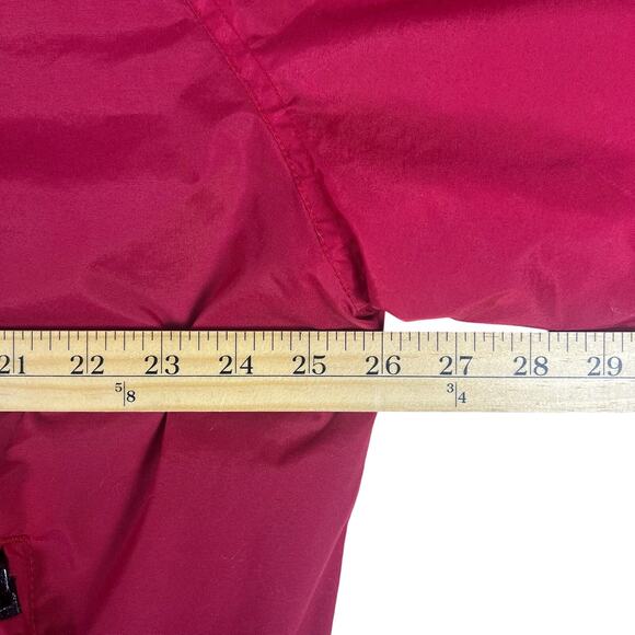 Vintage Red Nylon Fleece Lined Bomber Jacket XL | Workwear Utility 90s Y2K Retro - Picture 13 of 14